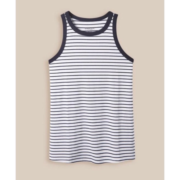 🆕 Super Soft Blue Striped Ribbed High Neck Tank Top 3 3X 22 24 NWT Torrid New! - Picture 5 of 6